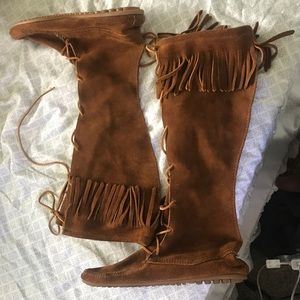 Minnetonka knee high boots